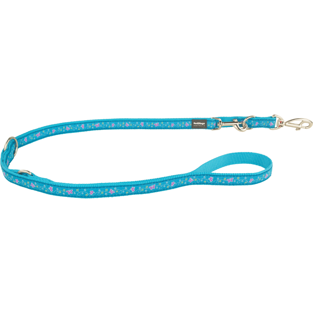 Smycz Multi Butterfly Turquoise