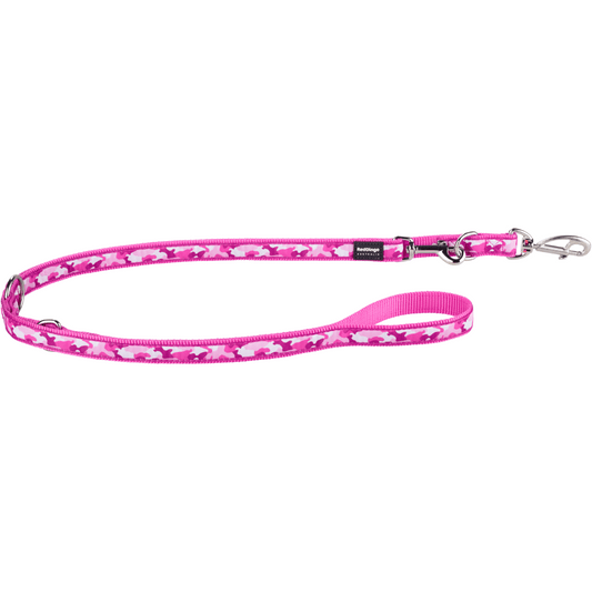 Smycz Multi Camouflage Pink