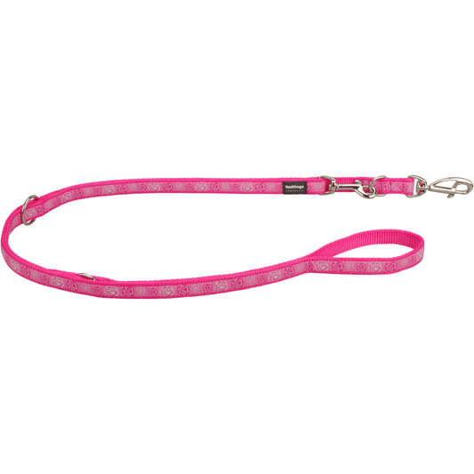 Smycz Multi Paw Impressions Pink